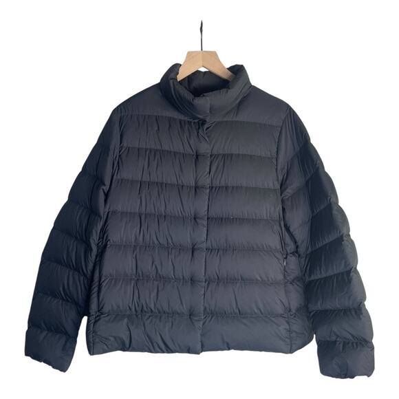 Uniqlo Women’s Black Ultra Light Down Packable Lightweight Jacket Size-XL - Picture 1 of 3
